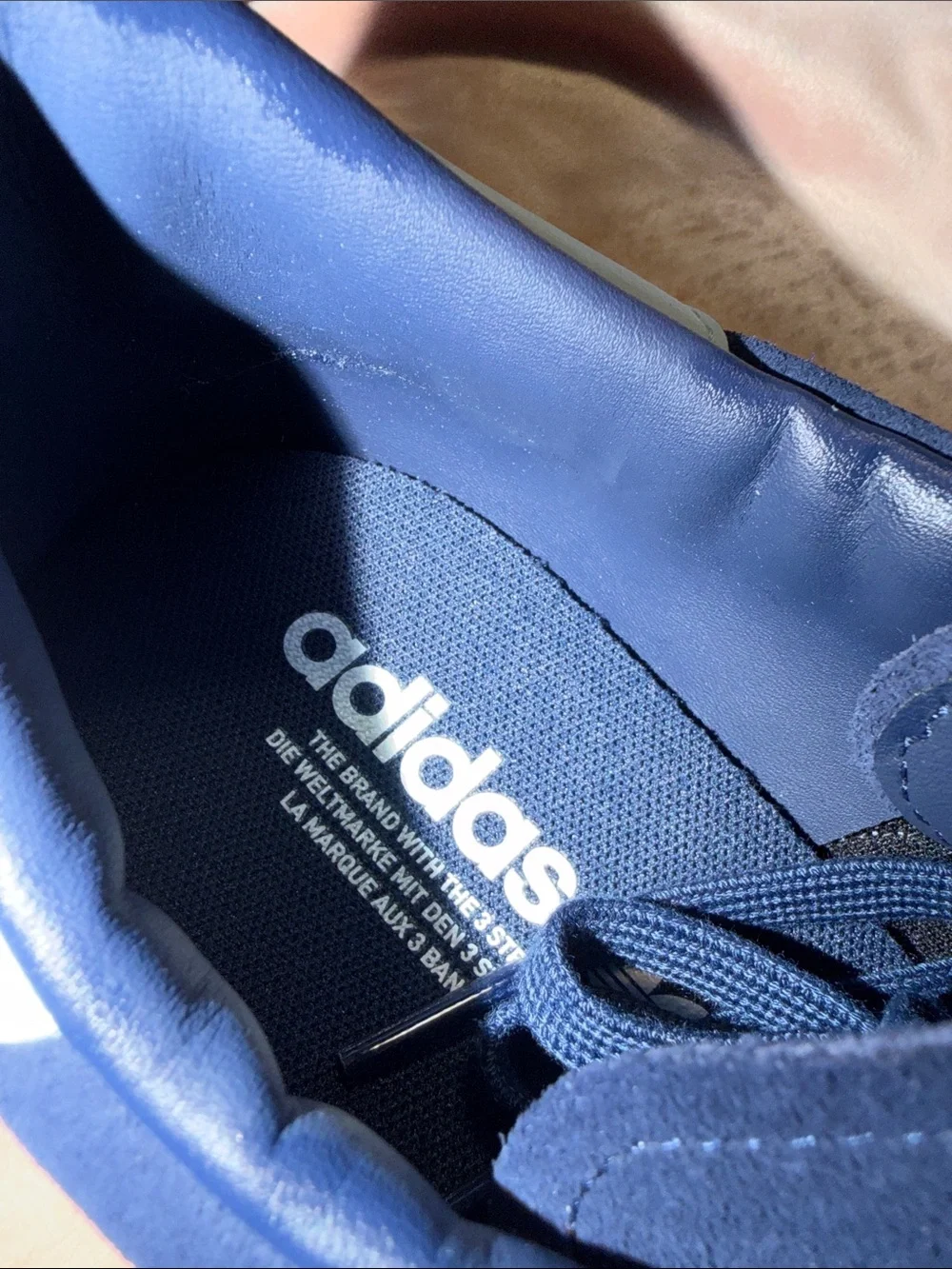 New adidas Originals Stadt Comfy Casual Shoes / Dark Blue / JQ9008